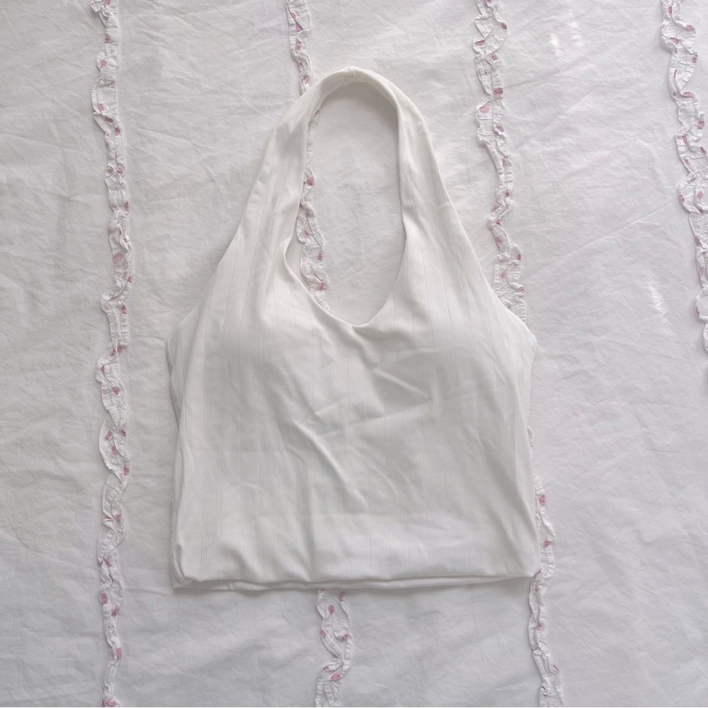 White padded halter top klassy network